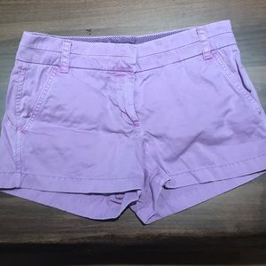 Lavender / light purple Jcrew Shorts - size 0